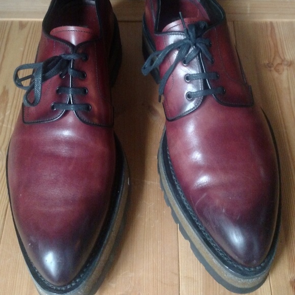 Pre-owned Men\'s PRADA Cordovan Shoes Calature Uomo main image 5